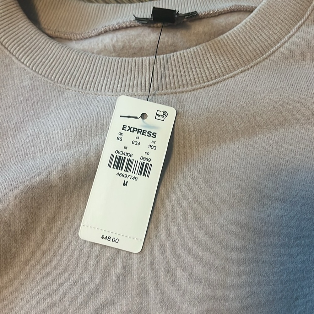 Express Puff Sleeve Sweatshirt - Picture 2 of 5
